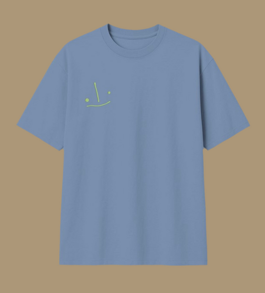 Men’s Washed Denim Green Stitch